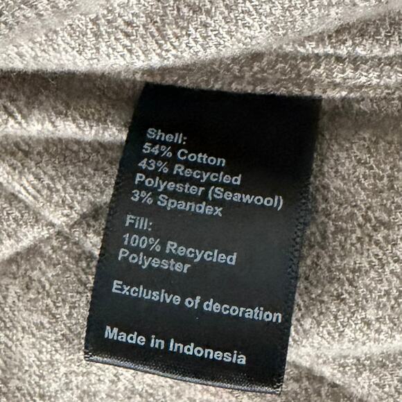 Wellen Huckberry Seawool Bubble Vest Large Brown Sustainable Quilted Outerwear - Picture 9 of 10